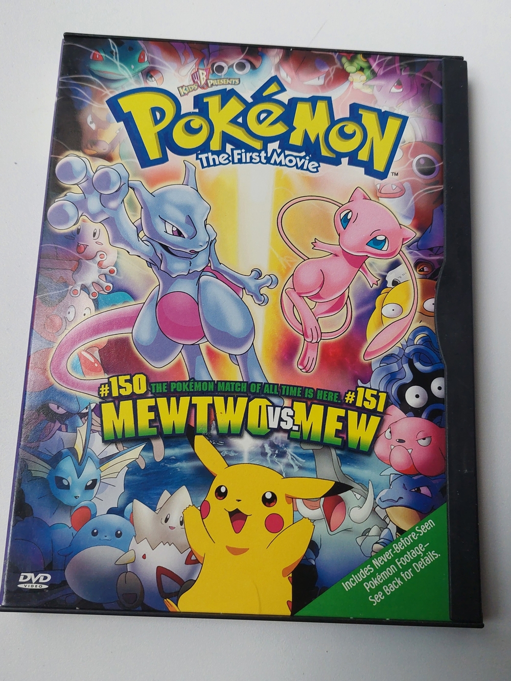 Pokémon The First Movie DVD - Mewtwo vs Mew